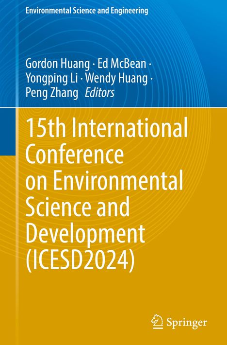 15th International Conference on Environmental Science and Development (ICESD2024), Buch