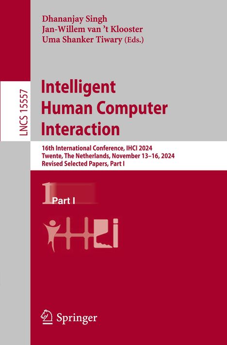 Intelligent Human Computer Interaction, Buch
