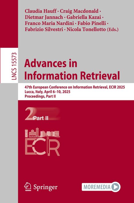 Advances in Information Retrieval, Buch