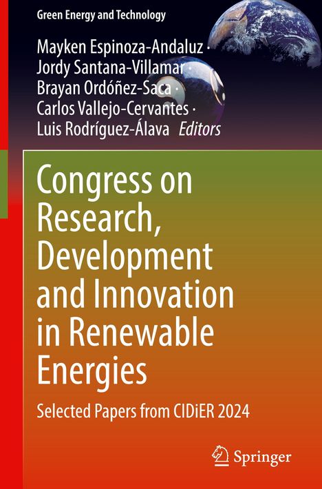 Congress on Research, Development and Innovation in Renewable Energies, Buch
