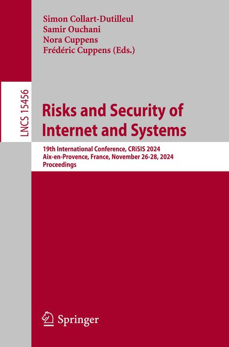 Risks and Security of Internet and Systems, Buch