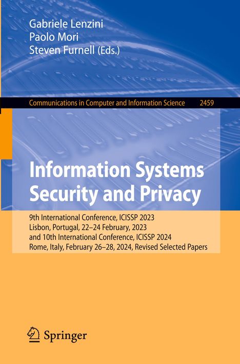 Information Systems Security and Privacy, Buch
