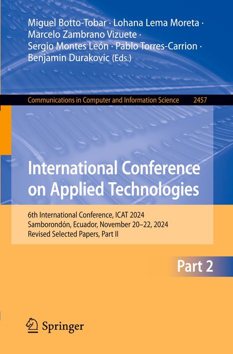 International Conference on Applied Technologies, Buch