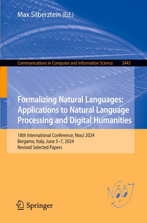 Formalizing Natural Languages: Applications to Natural Language Processing and Digital Humanities, Buch