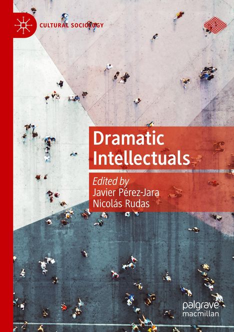 „Dramatic Intellectuals“ von Javier Pérez-Jara, Nicolás Rudas. Luftaufnahme von Menschen auf geometrischen Flächen.
