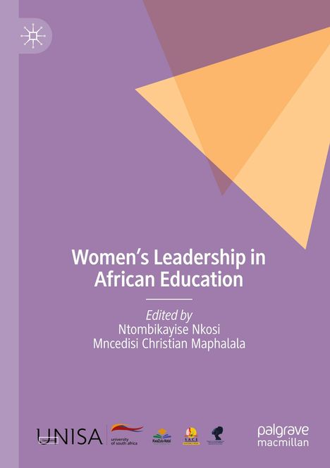 "Women's Leadership in African Education", Herausgeber: Ntombikayise Nkosi, Mncedisi Christian Maphalala. Lila Hintergrund.