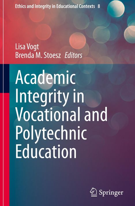 Academic Integrity in Vocational and Polytechnic Education, Buch