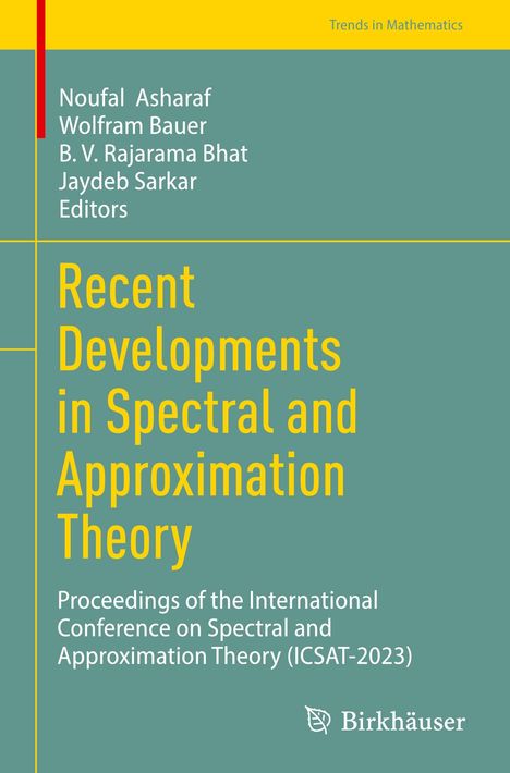 Recent Developments in Spectral and Approximation Theory, Buch