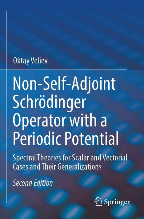"Non-Self-Adjoint Schrödinger Operator with a Periodic Potential". Bläulicher Hintergrund, Springer-Logo unten rechts.