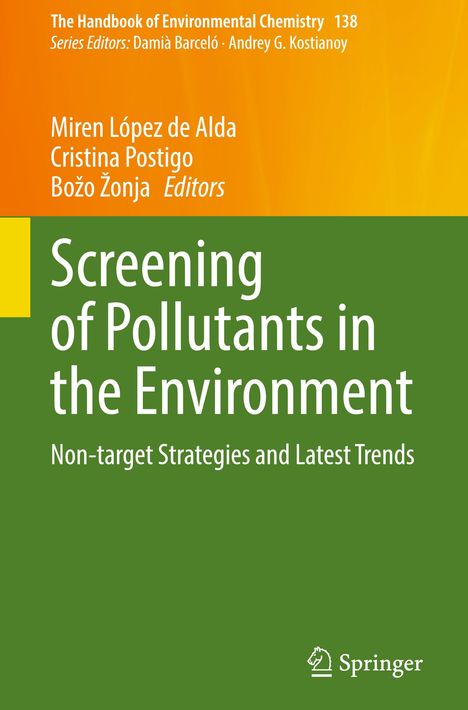 Screening of Pollutants in the Environment, Buch