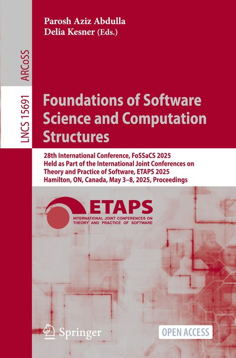 Foundations of Software Science and Computation Structures, Buch