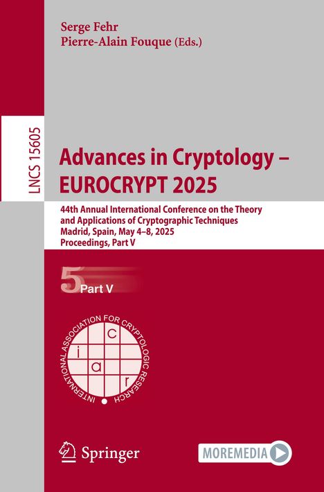 Advances in Cryptology - EUROCRYPT 2025, Buch