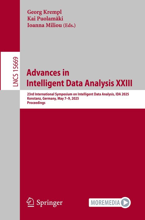 Advances in Intelligent Data Analysis XXIII, Buch