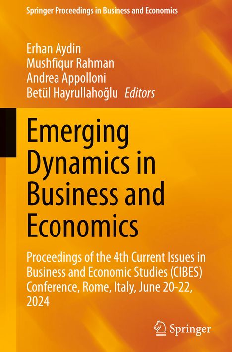 Emerging Dynamics in Business and Economics, Buch
