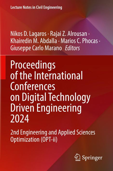 Buchtitel: Proceedings of the International Conferences on Digital Technology Driven Engineering 2024. Springer-Logo.