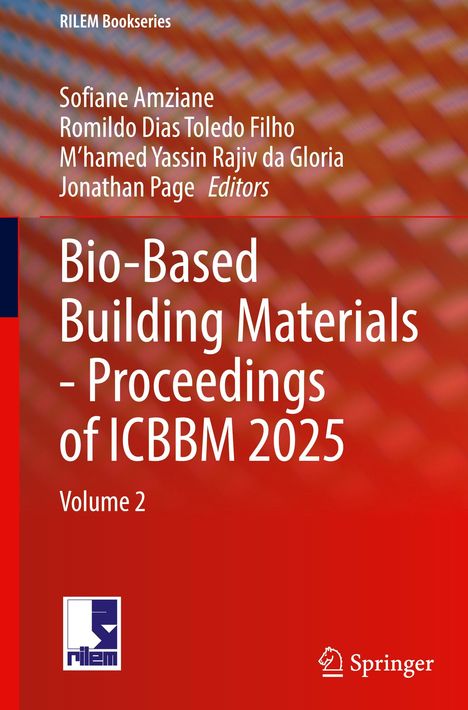 Bio-Based Building Materials - Proceedings of ICBBM 2025, Buch