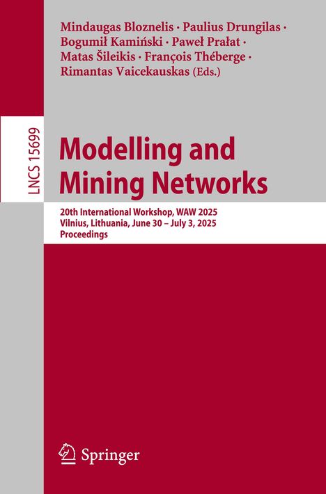 Modelling and Mining Networks, Buch