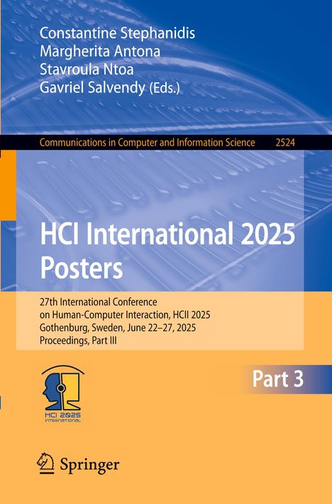 HCI International 2025 Posters, Buch