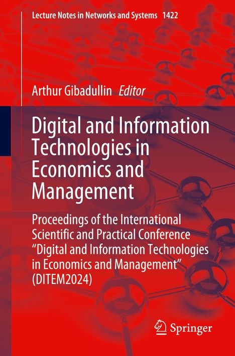 Digital and Information Technologies in Economics and Management, Buch