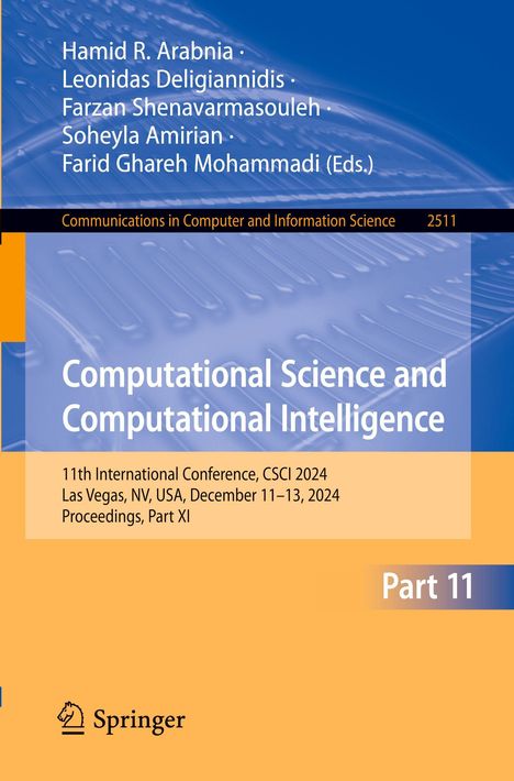 „Computational Science and Computational Intelligence“, Konferenz CSCI 2024 in Las Vegas. Springer-Logo unten.
