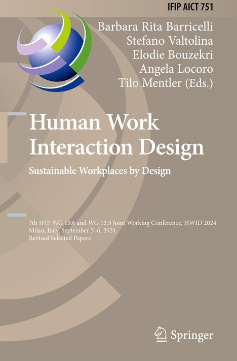 Human Work Interaction Design. Sustainable Workplaces by Design, Buch
