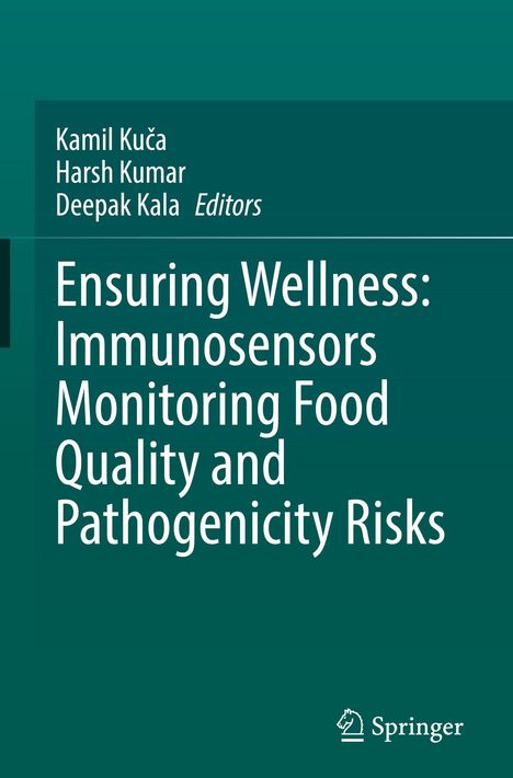 Autoren: Kamil Kuča, Harsh Kumar, Deepak Kala. Titel: Ensuring Wellness: Immunosensors Monitoring Food Quality and Pathogenicity Risks.