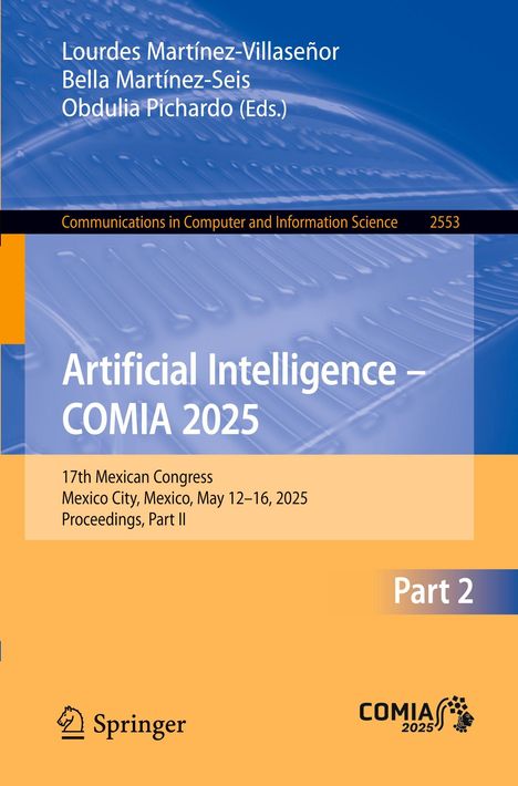 Artificial Intelligence - COMIA 2025, Buch