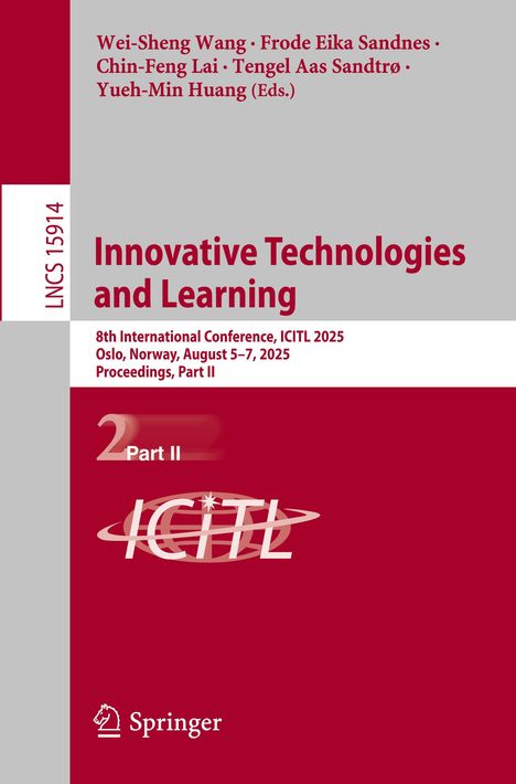 Innovative Technologies and Learning, Buch