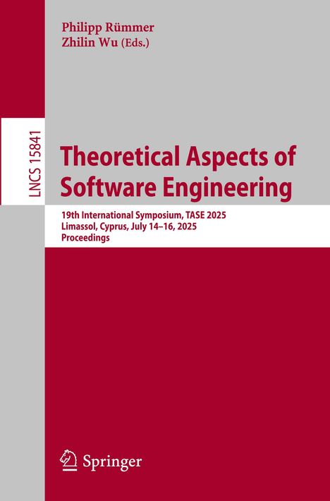 Theoretical Aspects of Software Engineering, Buch