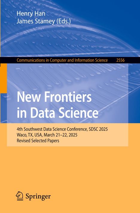 New Frontiers in Data Science, Buch