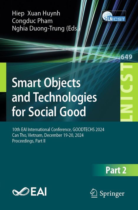 Smart Objects and Technologies for Social Good, Buch