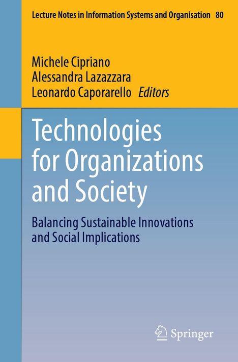 Technologies for Organizations and Society, Buch