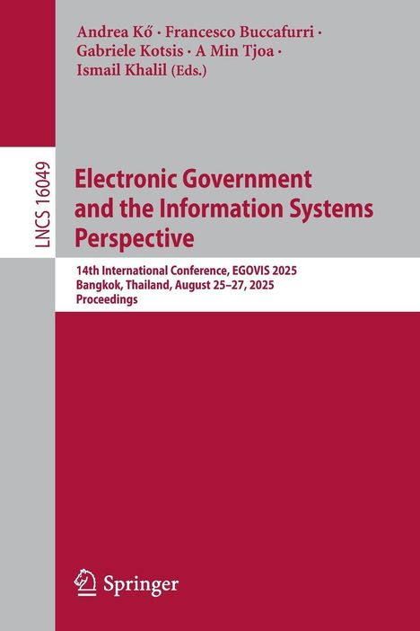 Electronic Government and the Information Systems Perspective, Buch