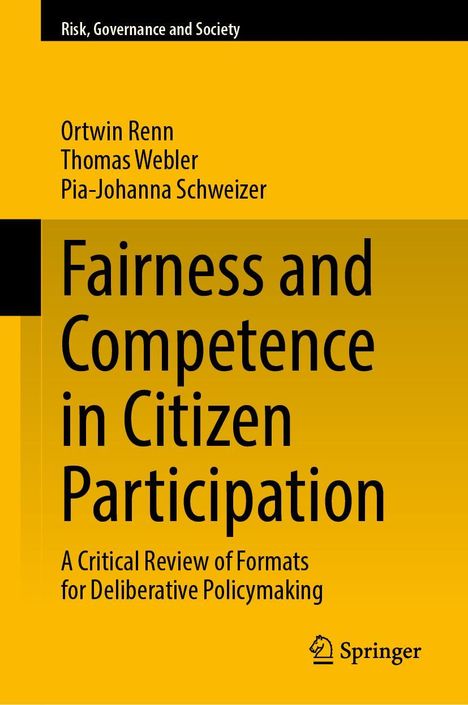 Ortwin Renn: Fairness and Competence in Citizen Participation, Buch