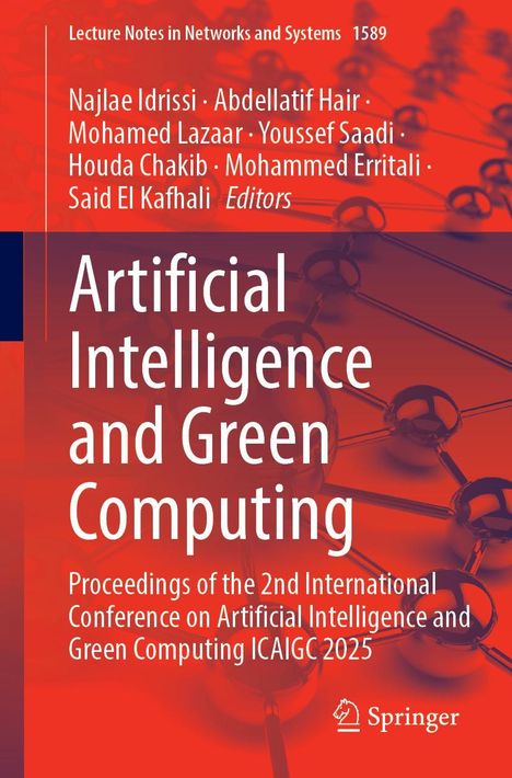 Artificial Intelligence and Green Computing, Buch