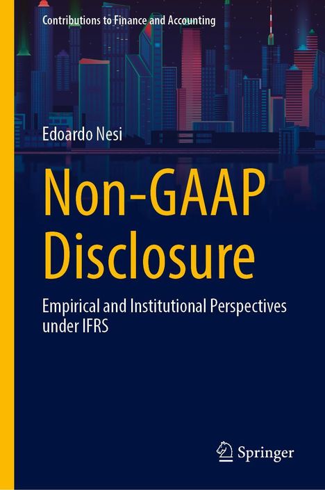 Edoardo Nesi: Non-GAAP Disclosure, Buch