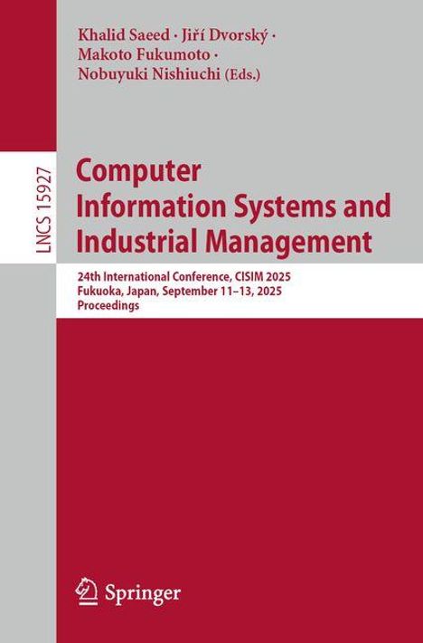 Computer Information Systems and Industrial Management, Buch