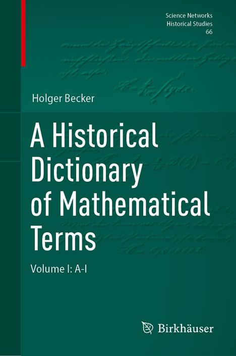 Holger Becker: A Historical Dictionary of Mathematical Terms, Buch