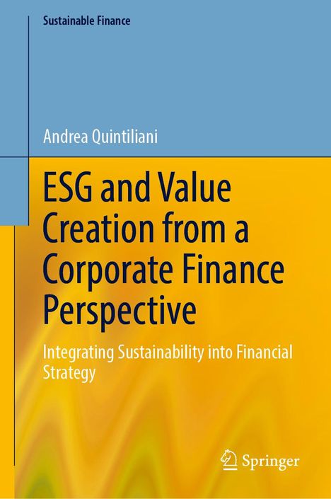 Andrea Quintiliani: ESG and Value Creation from a Corporate Finance Perspective, Buch