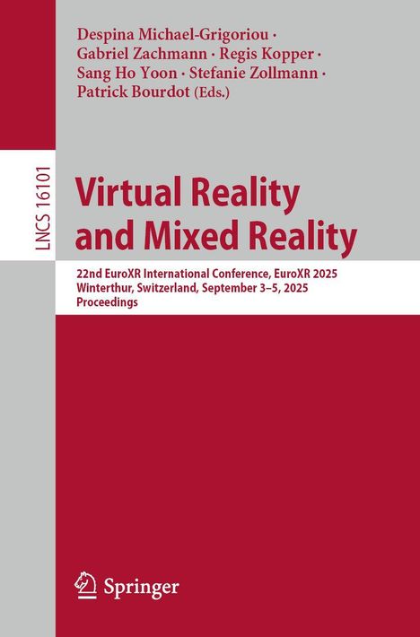 Virtual Reality and Mixed Reality, Buch