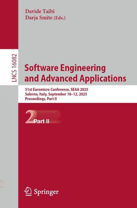 Software Engineering and Advanced Applications, Buch