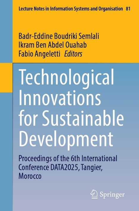 Technological Innovations for Sustainable Development, Buch