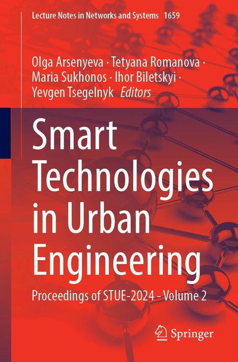 Smart Technologies in Urban Engineering, Buch