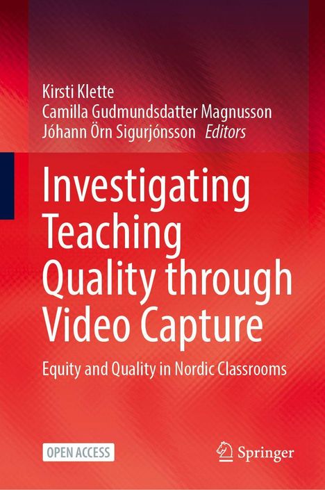 Investigating Teaching Quality through Video Capture, Buch