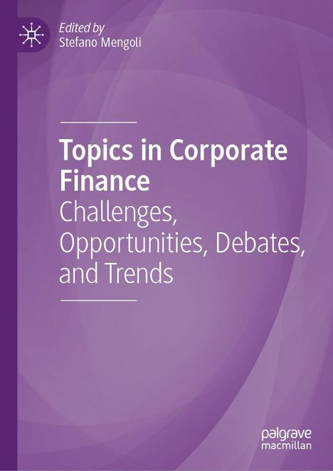 Topics in Corporate Finance, Buch