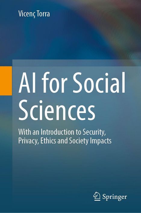 Vicenç Torra: AI for Social Sciences, Buch