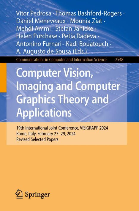 Computer Vision, Imaging and Computer Graphics Theory and Applications, Buch