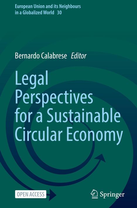 „European Union and its Neighbours in a Globalized World 30“. Grüner Hintergrund mit weißen Texten und Kreispfeilen.