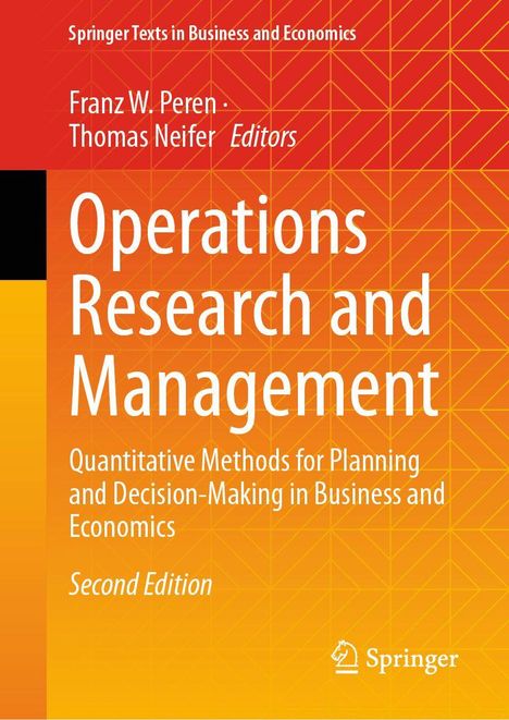 Operations Research and Management, Buch