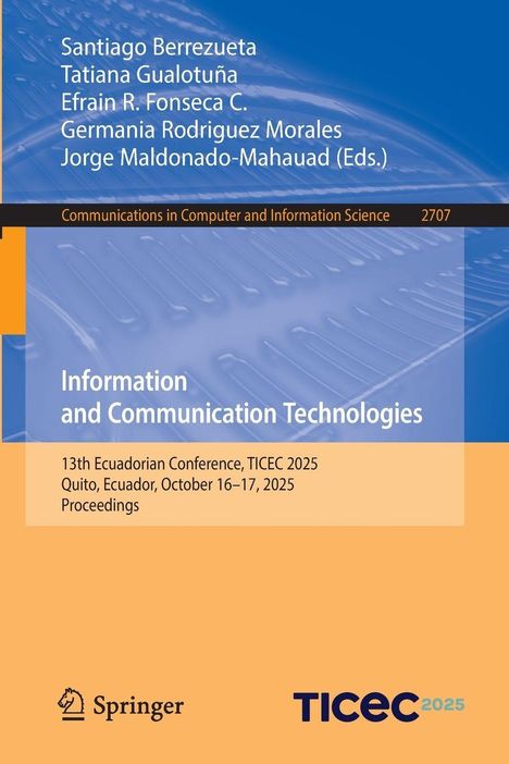 Information and Communication Technologies, Buch